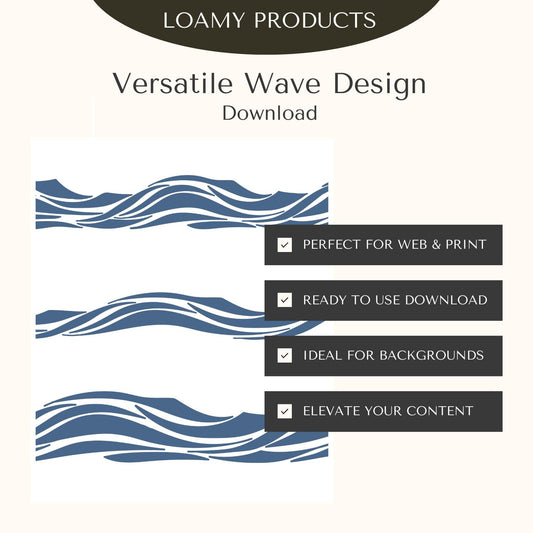 Digital Wave Design Download | Perfect for Web Design, Social Posts, Print Materials and More | Background Design | Backdrops